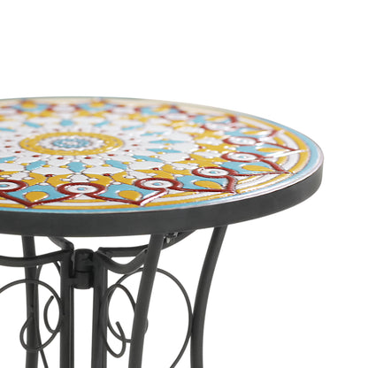 Thanee Outdoor Patio Round Side Table