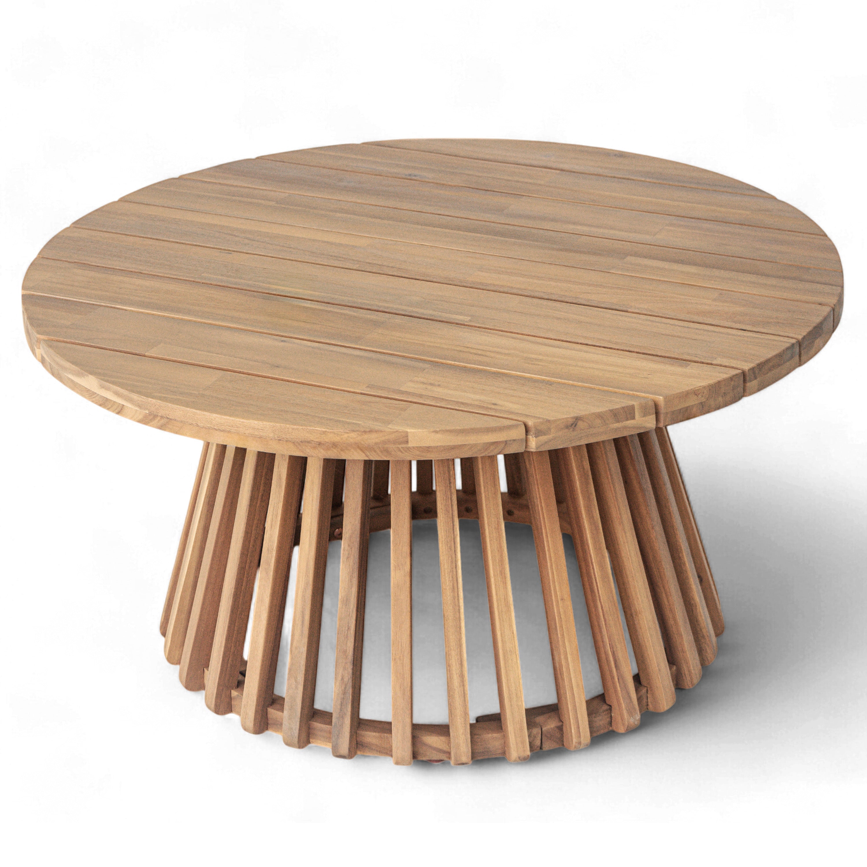 Dakota Acacia Wood Patio Coffee Table – GDFStudio