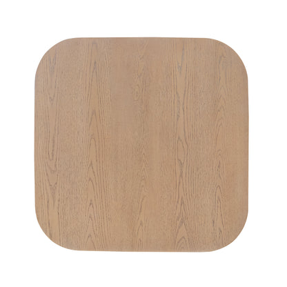 Evander Mid-Century Modern Faux Wood Dining Table with Tapered Splayed Legs for a Timeless Communal Focus