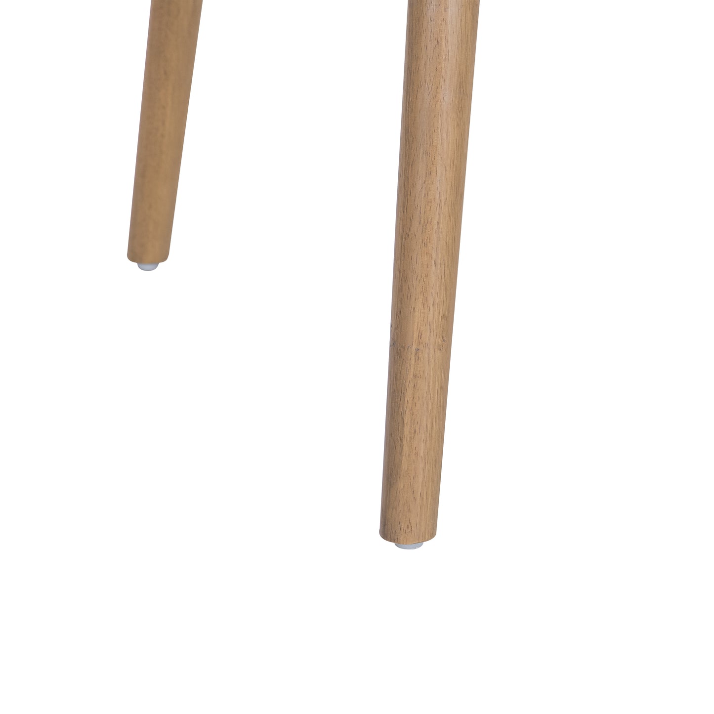 Evander Mid-Century Modern Faux Wood Dining Table with Tapered Splayed Legs for a Timeless Communal Focus