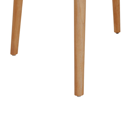 Evander Mid-Century Modern Faux Wood Dining Table with Tapered Splayed Legs for a Timeless Communal Focus