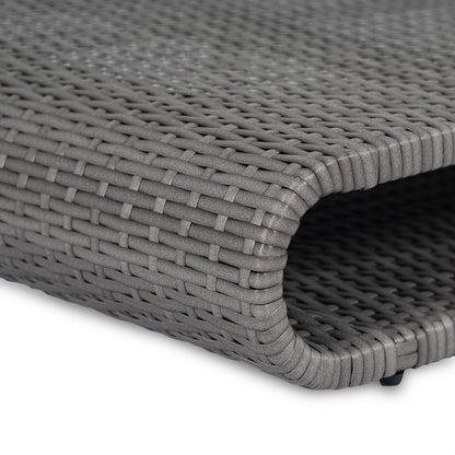 Sancty Outdoor PE Rattan Chaise Lounge