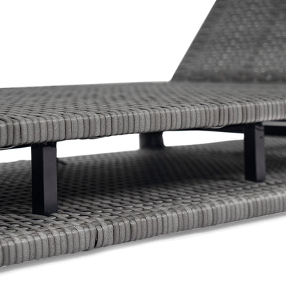 Sancty Outdoor PE Rattan Chaise Lounge