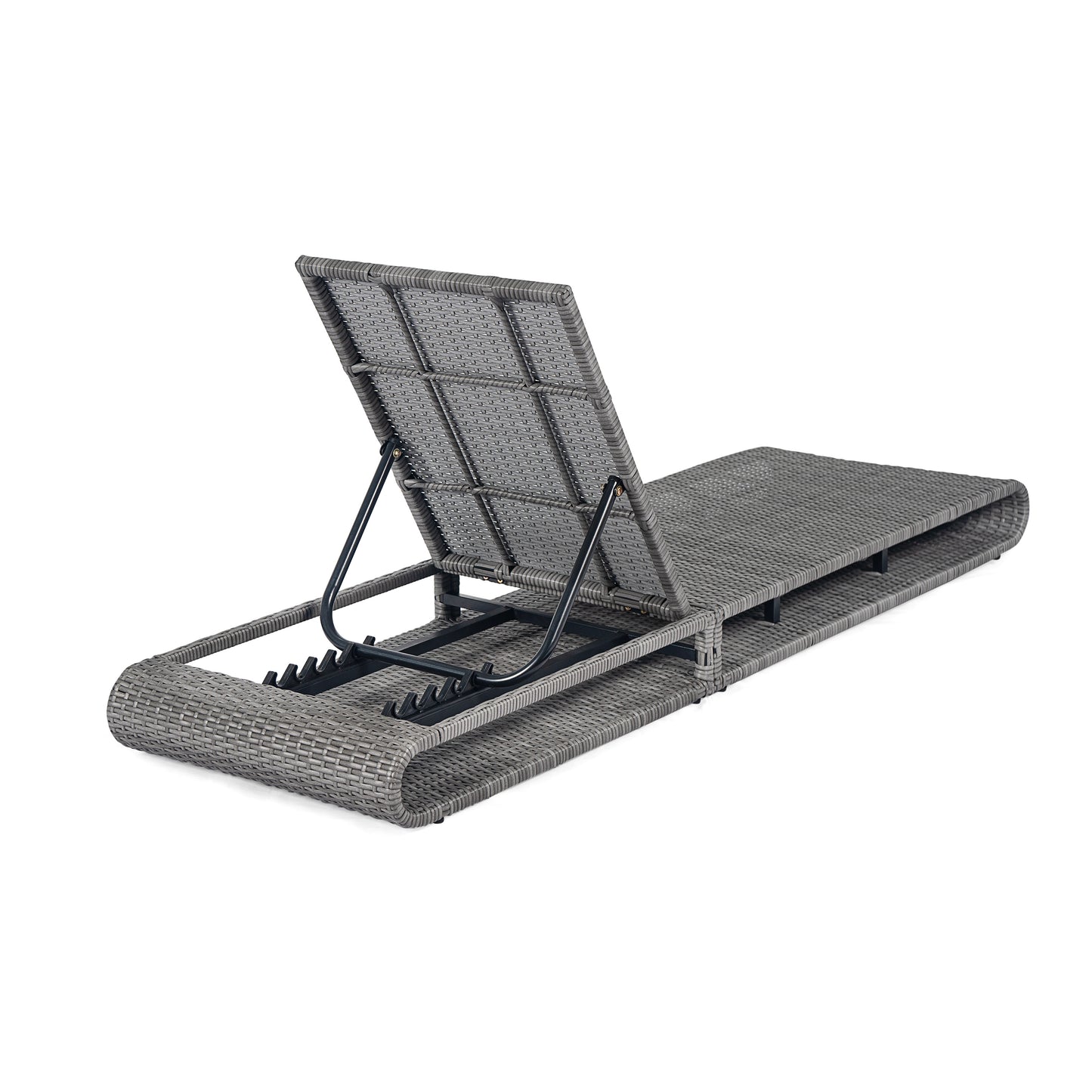 Sancty Outdoor PE Rattan Chaise Lounge