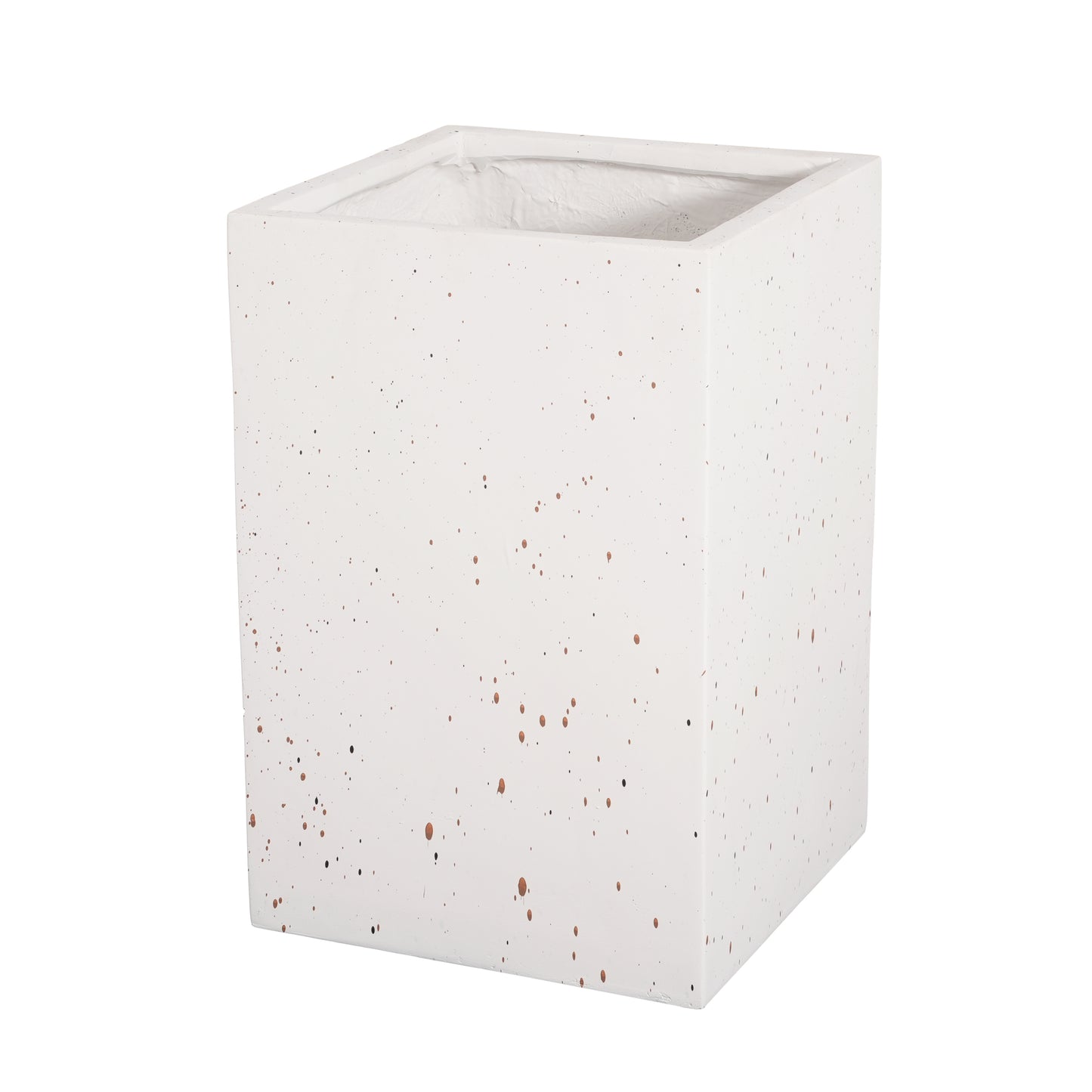 Nereus MGO Handmade Rectangle Planter Box, 20''H, White
