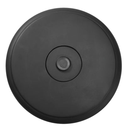 Araminta MGO Umbrella Side Table, Black, Adjustable Base Fits 1.1-1.9" Poles, No-Assembly Sand-Filled Stand