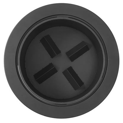 Saskia Modern Wood-Burning Iron Fire Pit in Black