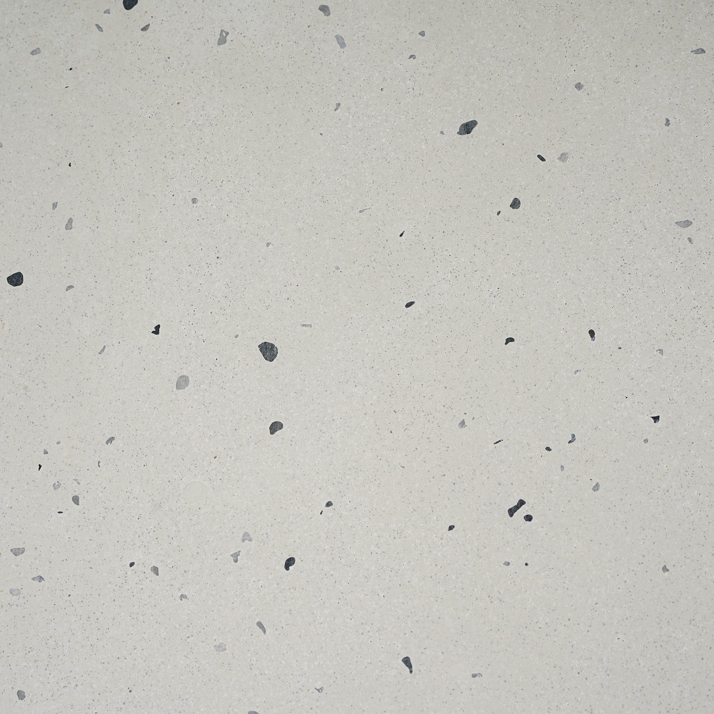 Ottilie Oval 67.5" Mondern Outdoor Concrete Dining Table,Terrazzo White