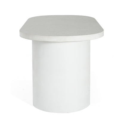 Clementine Terrazzo Dining Set — 3-Piece Outdoor Table with 2 Bench