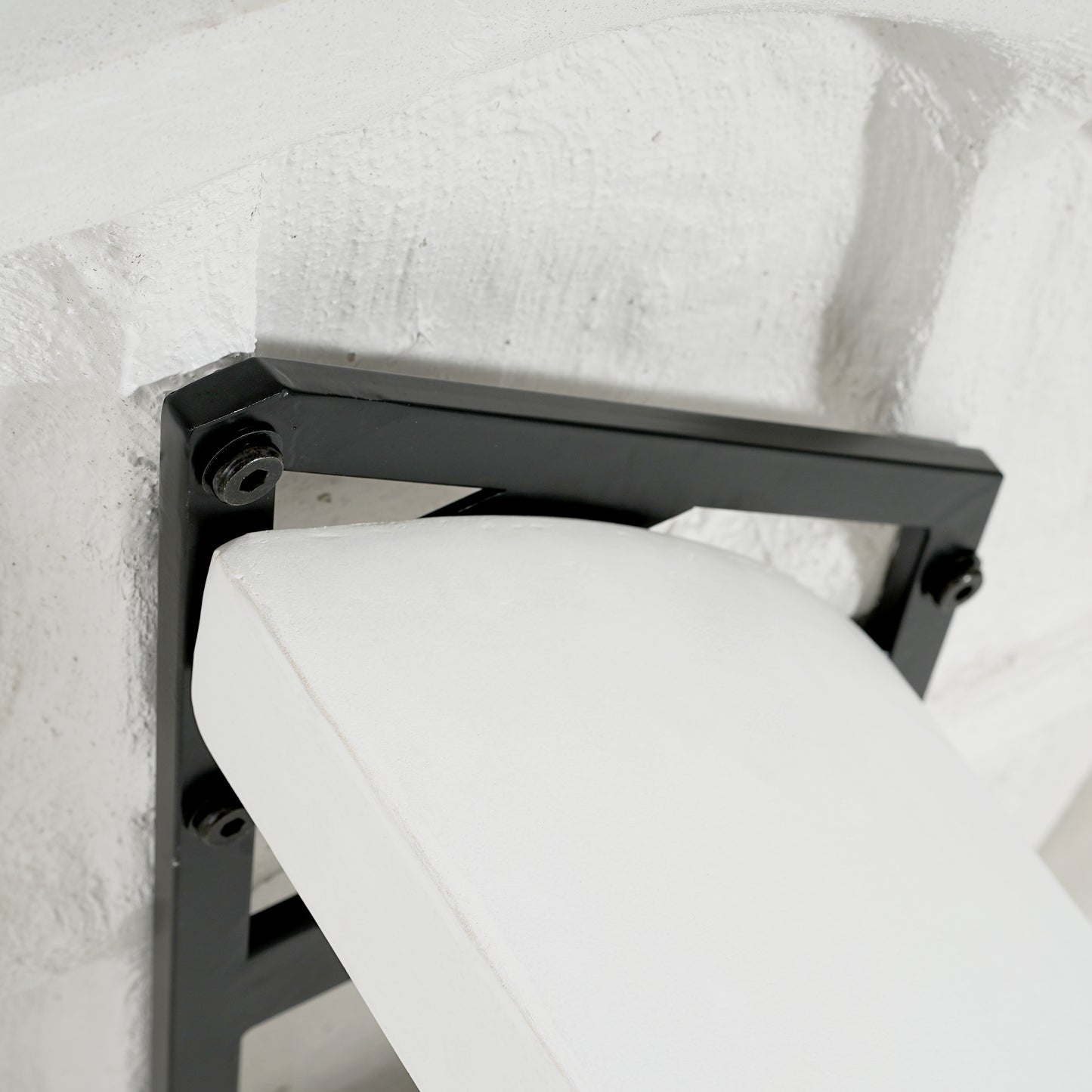 Ottilie Oval 67.5" Mondern Outdoor Concrete Dining Table,Terrazzo White