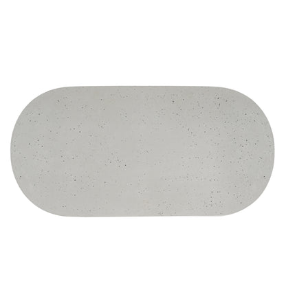 Clementine Terrazzo Dining Set — 3-Piece Outdoor Table with 2 Bench