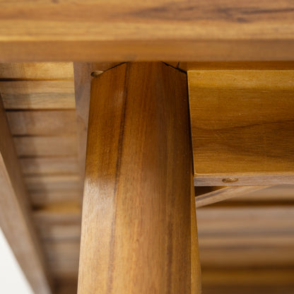 Janiyah Outdoor 6-Person Dining Set Includes 1 Table and 6 Chairs