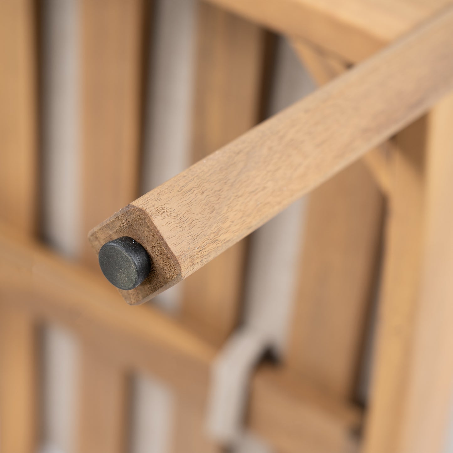 Xylorion Acacia Wood Low back Club Armchair With Seat Cushion