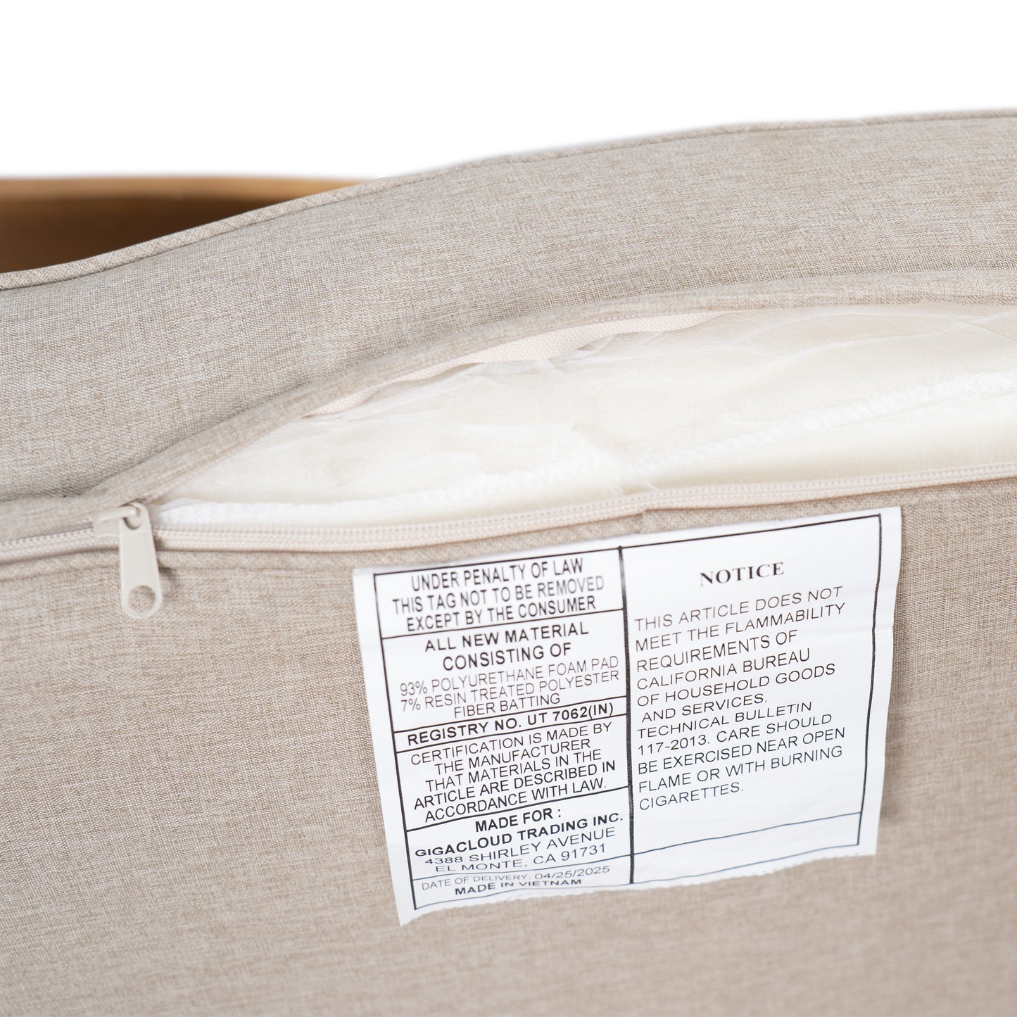 Xylorion Acacia Wood Low back Club Armchair With Seat Cushion