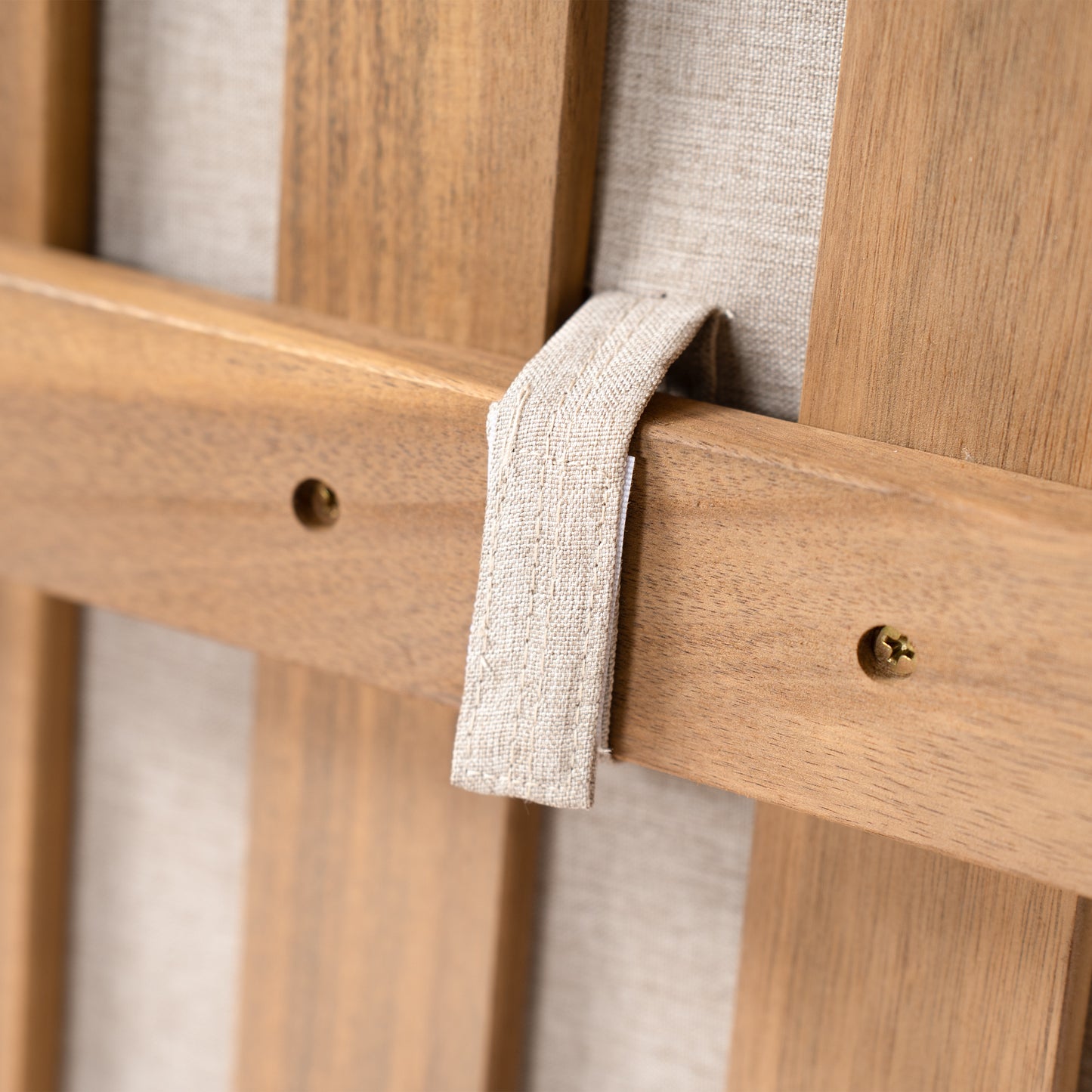 Xylorion Acacia Wood Low back Club Armchair With Seat Cushion