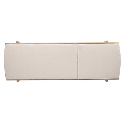 Mallorcar Acacia Wood Chaise Lounge With Cushion