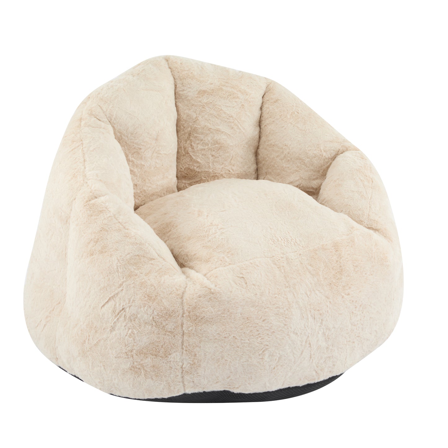Albi Indoor Cozy Armchair-Style Bean Bag, Beige