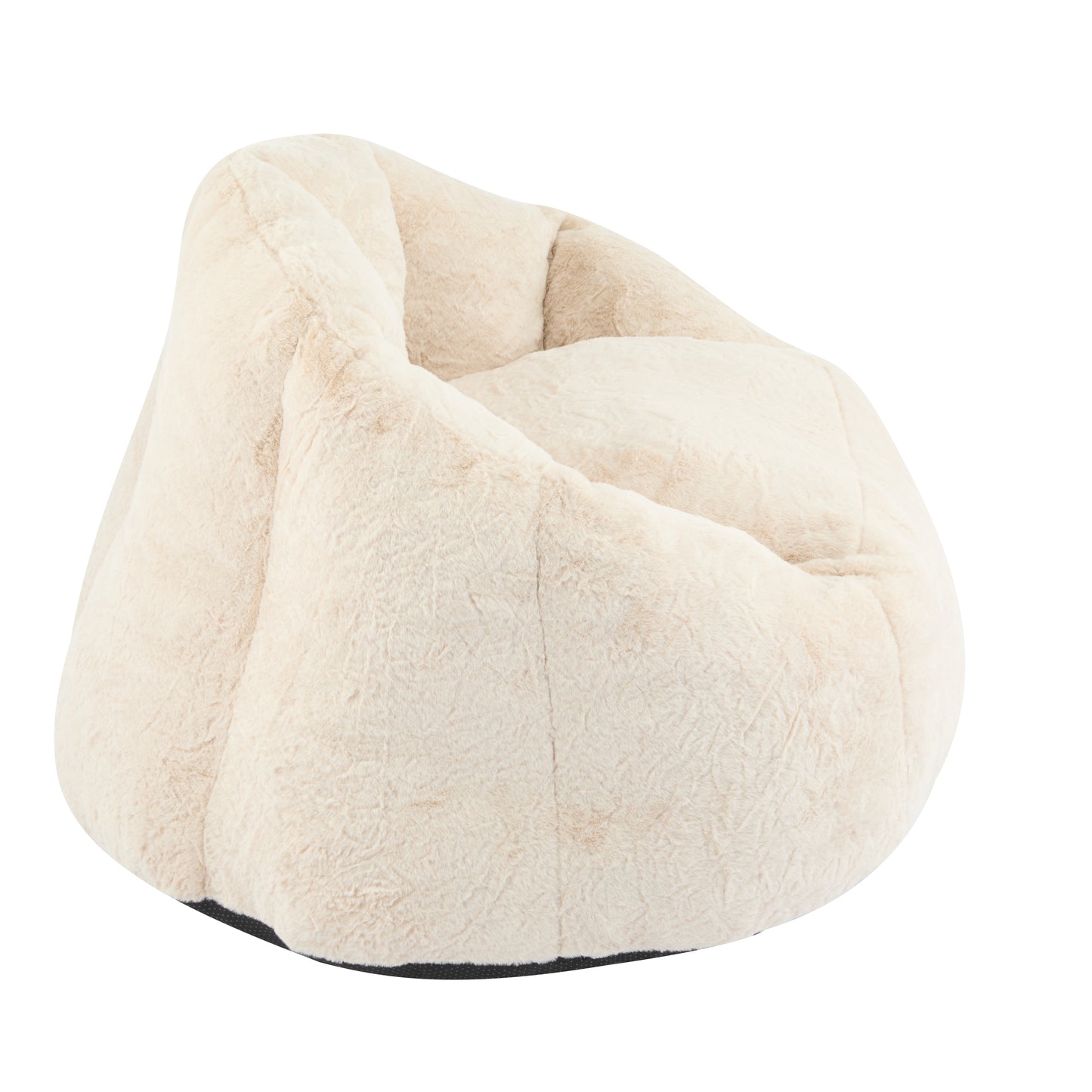 Albi Indoor Cozy Armchair-Style Bean Bag, Beige