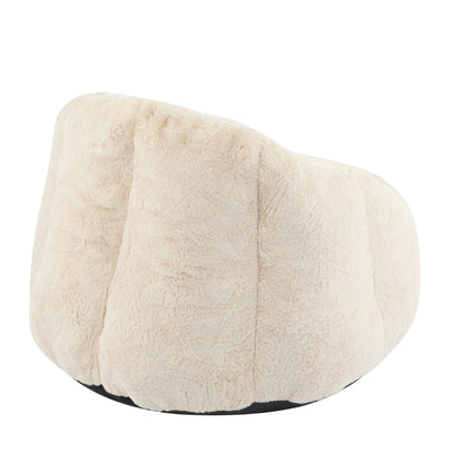 Albi Indoor Cozy Armchair-Style Bean Bag, Beige
