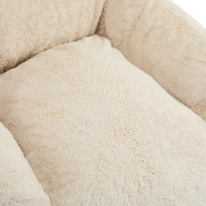 Auch Indoor Armchair Style Bean Bag, Beige