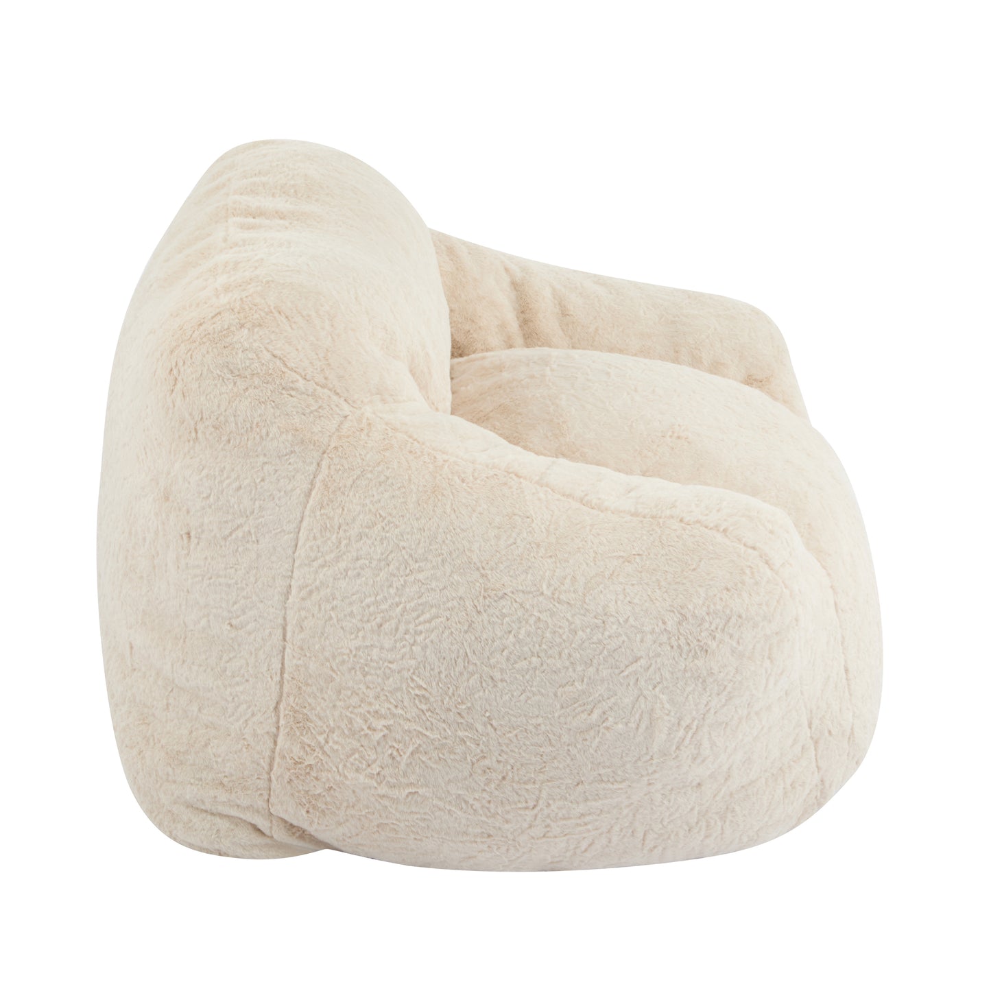 Auch Indoor Armchair Style Bean Bag, Beige