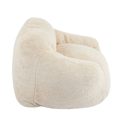 Auch Indoor Armchair Style Bean Bag, Beige