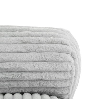 Latinao Indoor Foldbable Bean Bag Lounge chair, Light Gray