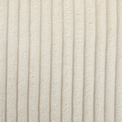 Olbia Indoor Bean Bag Chair, Beige Faux Fur