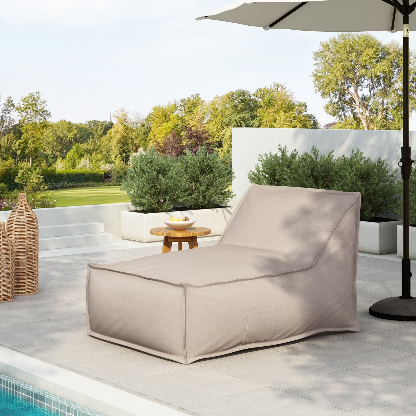 Perry Outdoor Bean Bag Lounge Chair