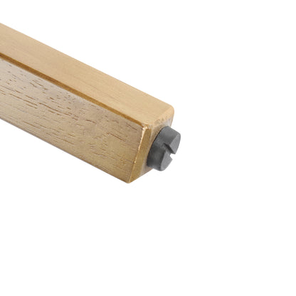 Pario Indoor Wooden Barstool, Walnut Finished, Set of 2