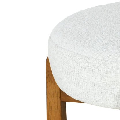 Eliser Indoor Wooden Low Back Barstool and Upholstery, Set of 2