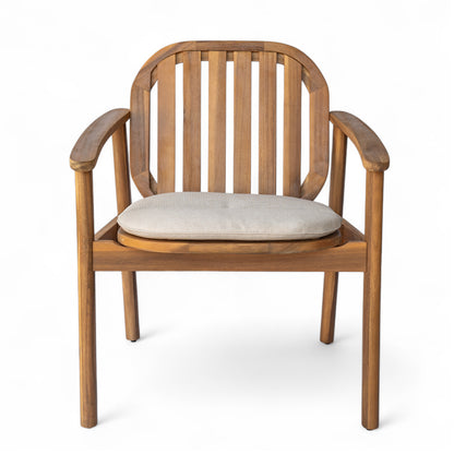 Janiya Outdoor Furniture Sets,1Dining Table and 6 Dining Chair With Cushion