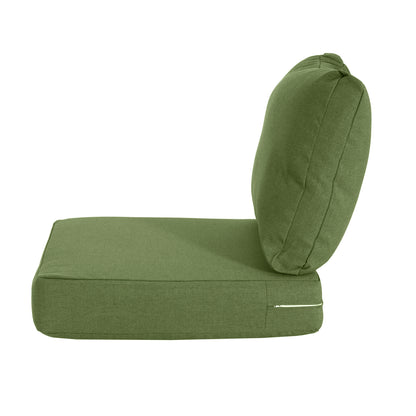 Noaha Outdoor Club Chair Cushion Set, Seat Cushion and Back Cushion