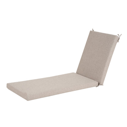 Noaha Outdoor Water-Repellent Fabric Chaise Lounge Cushion