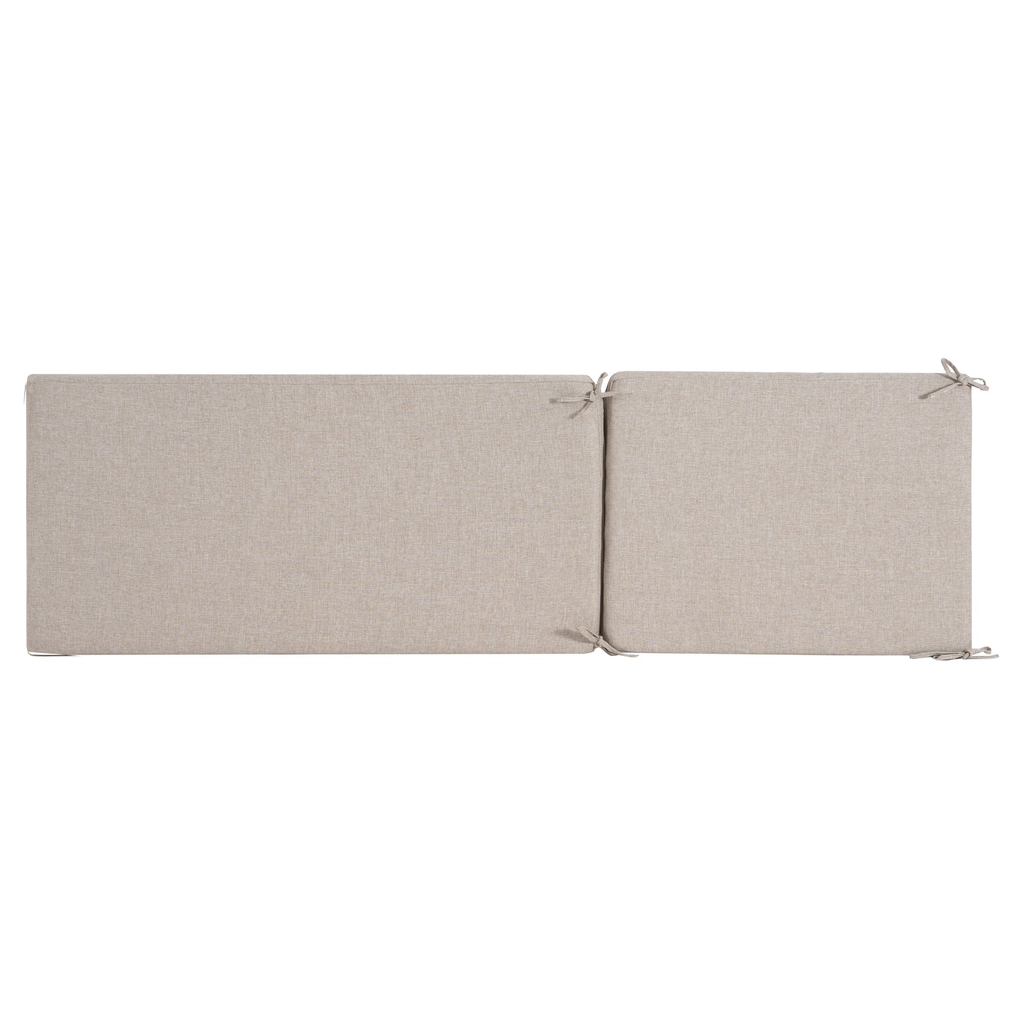 Noaha Outdoor Water-Repellent Fabric Chaise Lounge Cushion