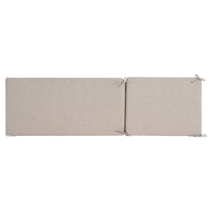 Noaha Outdoor Water-Repellent Fabric Chaise Lounge Cushion