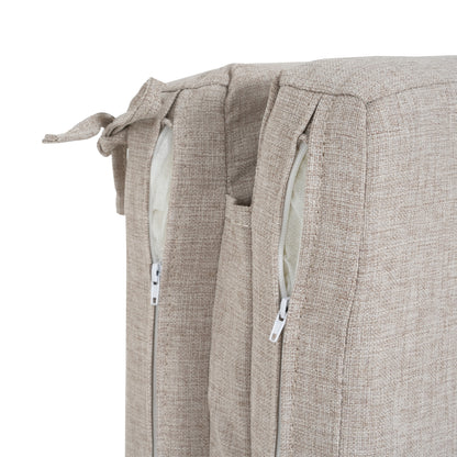 Noaha Outdoor Water-Repellent Fabric Chaise Lounge Cushion