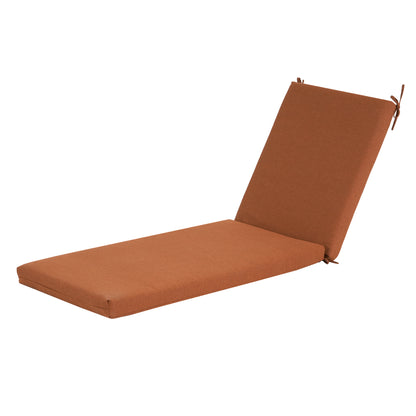 Noaha Outdoor Water-Repellent Fabric Chaise Lounge Cushion