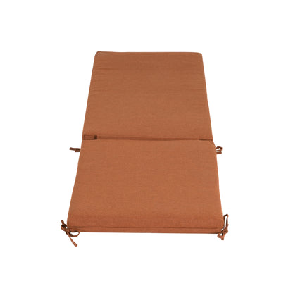 Noaha Outdoor Water-Repellent Fabric Chaise Lounge Cushion