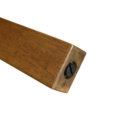 Tarai Indoor Wooden Upholstered Barstool, Ivory Upholstery, Set of 2