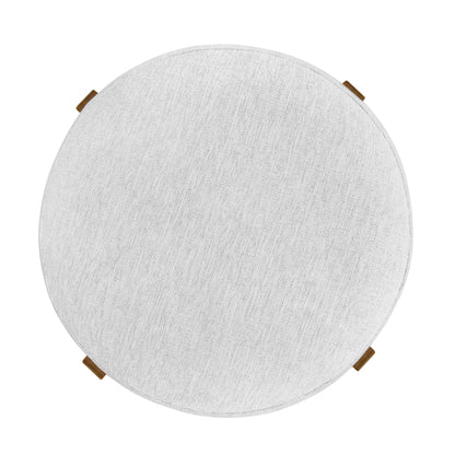 Briony Indoor Wooden Upholstered Barstool,Ivory Upholstery, Set of 2