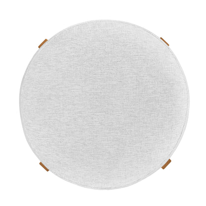 Briony Indoor Wooden Upholstered Barstool,Ivory Upholstery, Set of 2