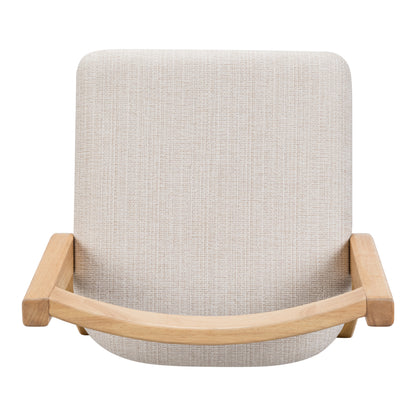 Cassian Indoor Rubberwood Beige Upholstery Barstool,Set of 2