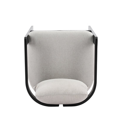 Amice Black Aluminum Outdoor Counter Stools – Sleek Modern Frame with Weather-Resistant Grey Cushions for Stylish Patio Bar Seating, Set of 2