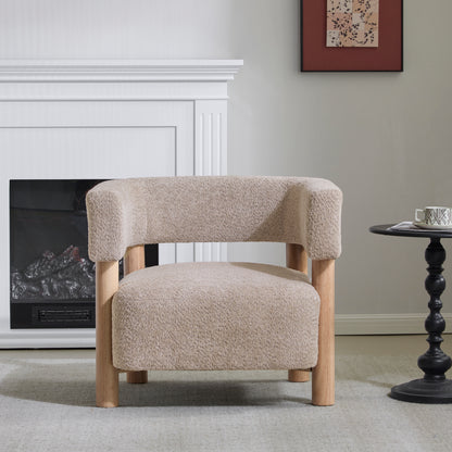 Trailthorn Boucle Upholstered Accent Arm Chair