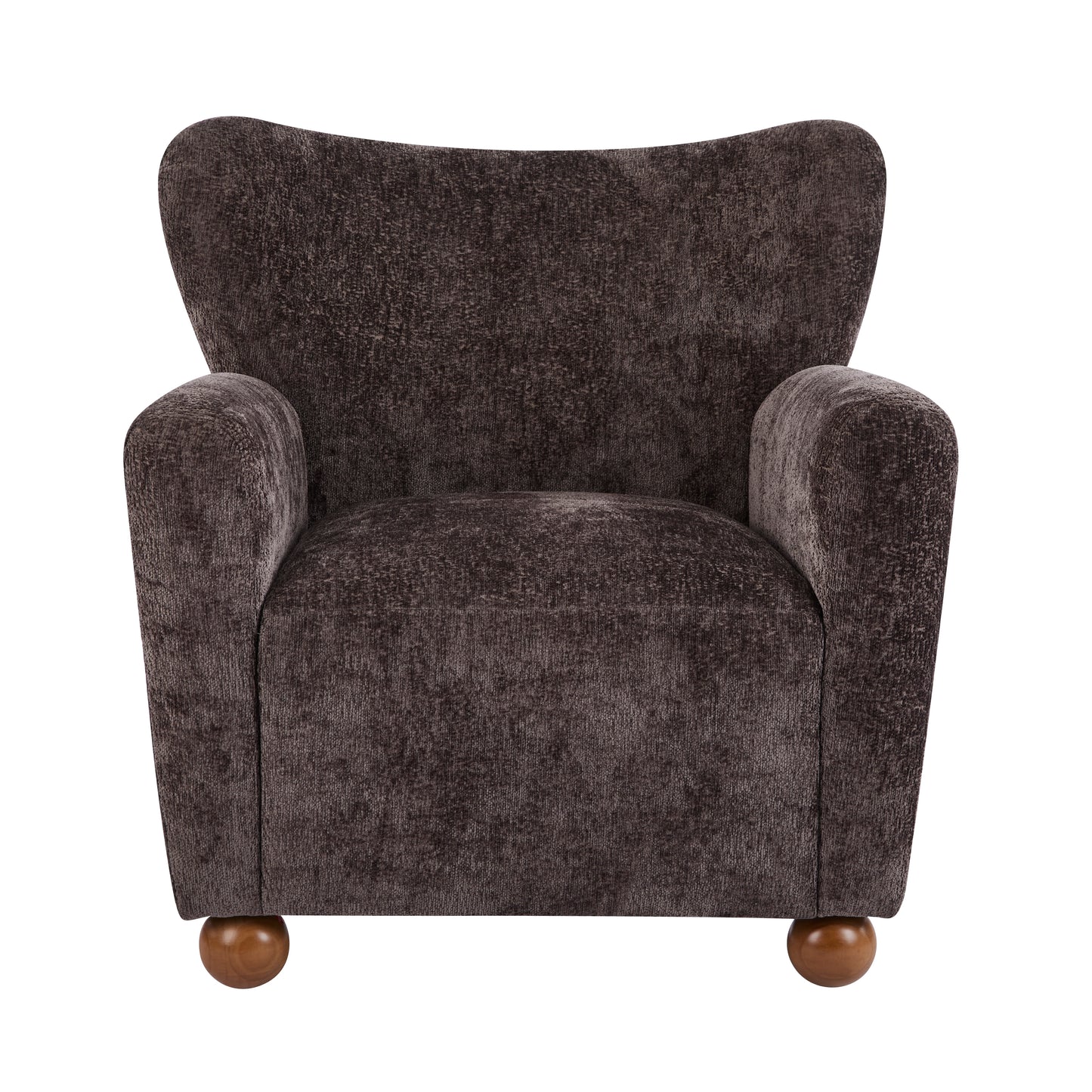 Isorylis Premium Fabric Cozy Wingback Solid Armchair