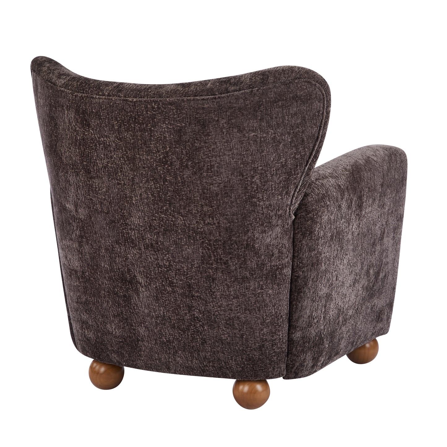 Isorylis Premium Fabric Cozy Wingback Solid Armchair