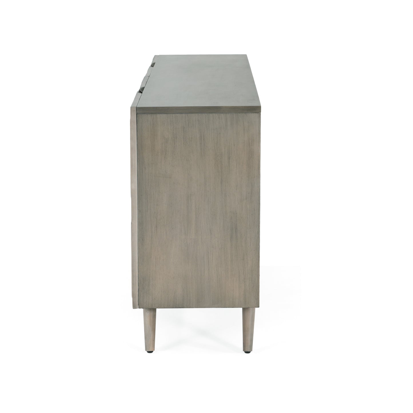 Meliora Modern Fluted Sideboard with Adjustable Shelves