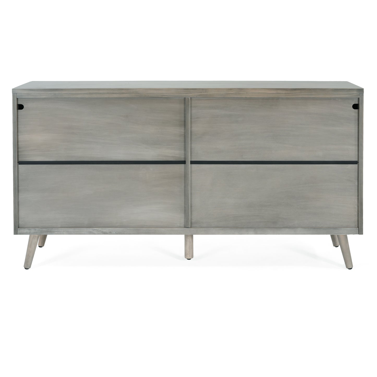 Meliora Modern Fluted Sideboard with Adjustable Shelves