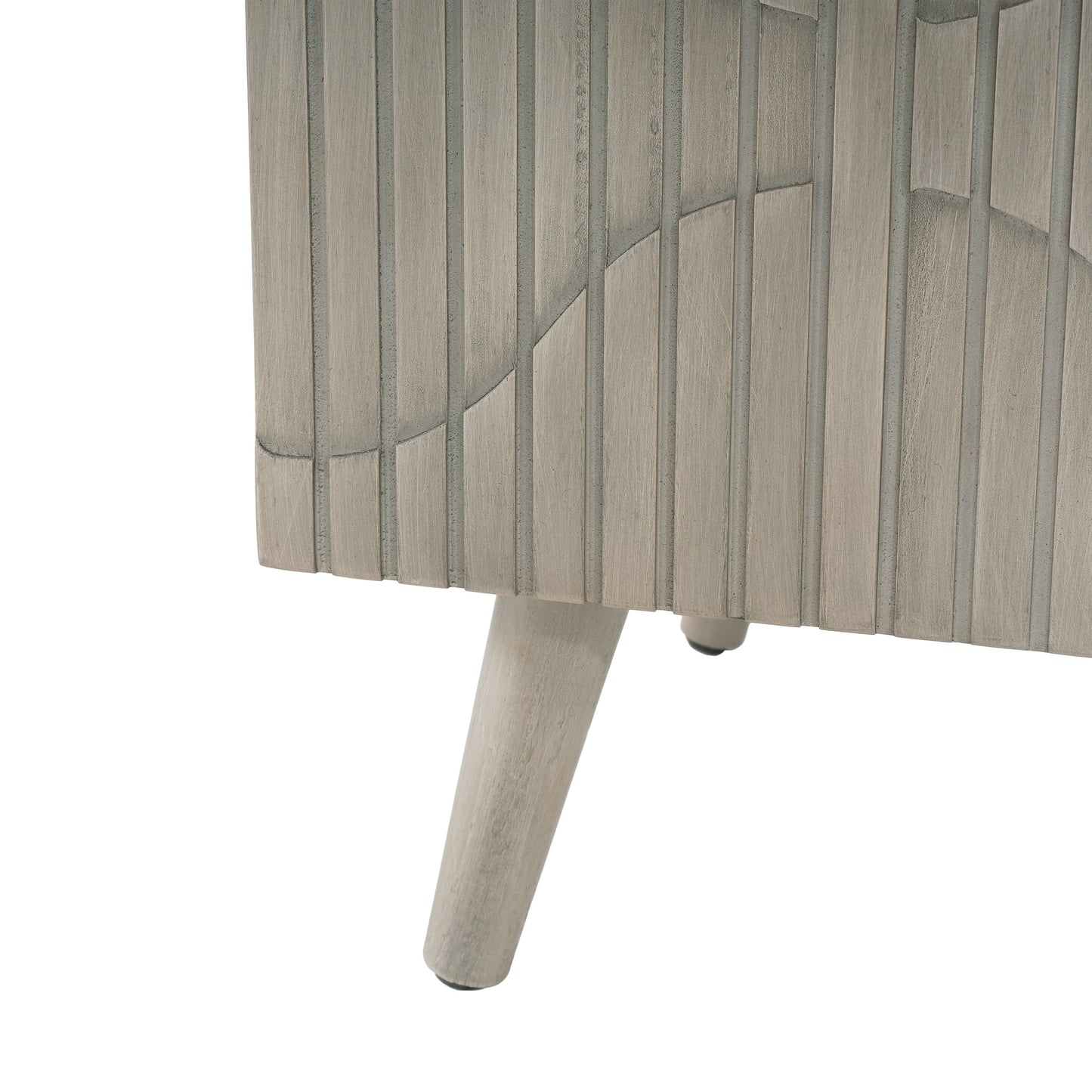 Meliora Modern Fluted Sideboard with Adjustable Shelves
